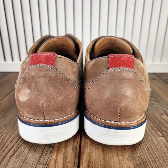 1901 Nordstrom M13316 Mens Sz 9 M Brown Suede Leather Oxfords Derby Shoes Brazil